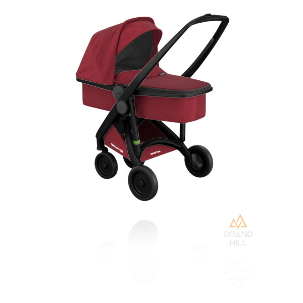 Коляска Greentom Upp Carrycot шасси Black
