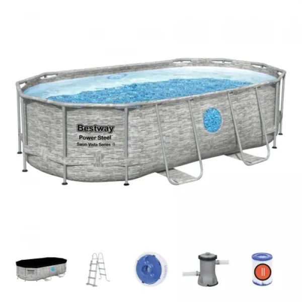 Каркасний басейн Bestway 427x250x100см 10в1 56714