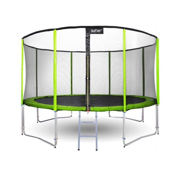 Батут садовий SKYFLYER RING 2в1 366см 12FT TR0030