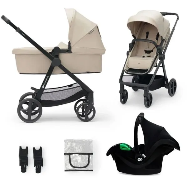 Коляска 3в1 Kinderkraft Newly Mink Pro