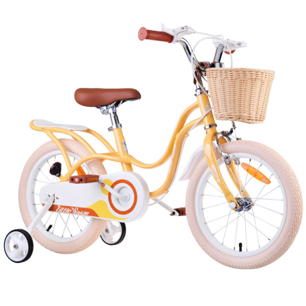 Дитячий велосипед RoyalBaby Little Swan 16'' RB16-18 з кошиком