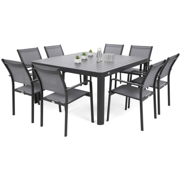 Набір садових меблів HOME & GARDEN Katania Square стіл + 8 крісел