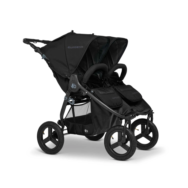 Прогулочная коляска для двойни Bumbleride Indie Twin Matte Black