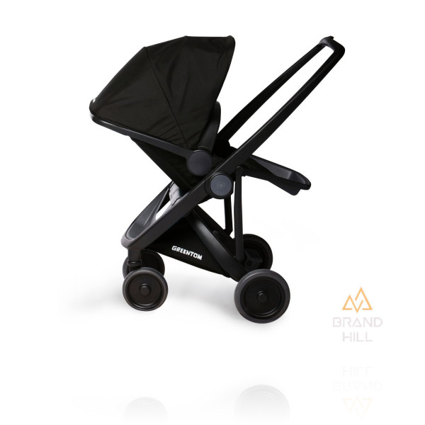 Прогулянкова коляска Greentom Reversible шасі Black