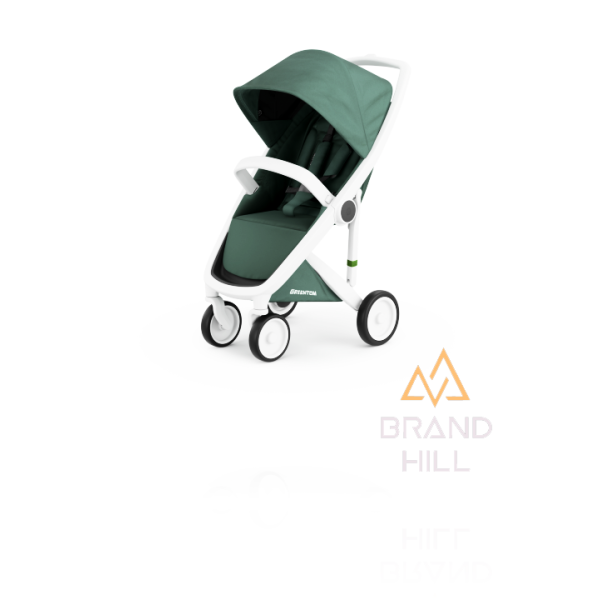 Прогулянкова коляска Greentom Classic шасі White