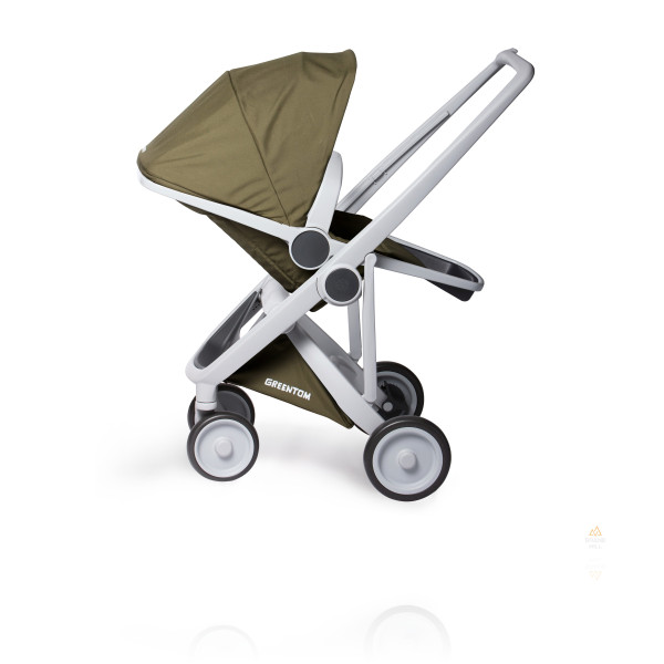 Прогулянкова коляска Greentom Reversible шасі Gray