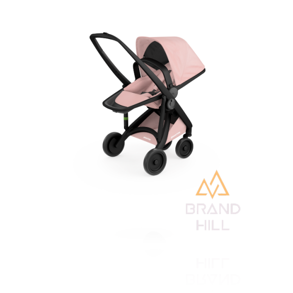 Прогулянкова коляска Greentom Reversible шасі Black