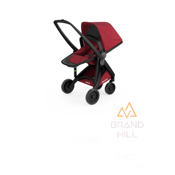 Прогулянкова коляска Greentom Reversible шасі Black
