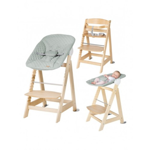 Стульчик для кормления/шезлонг 2в1 Roba Born Up Natural