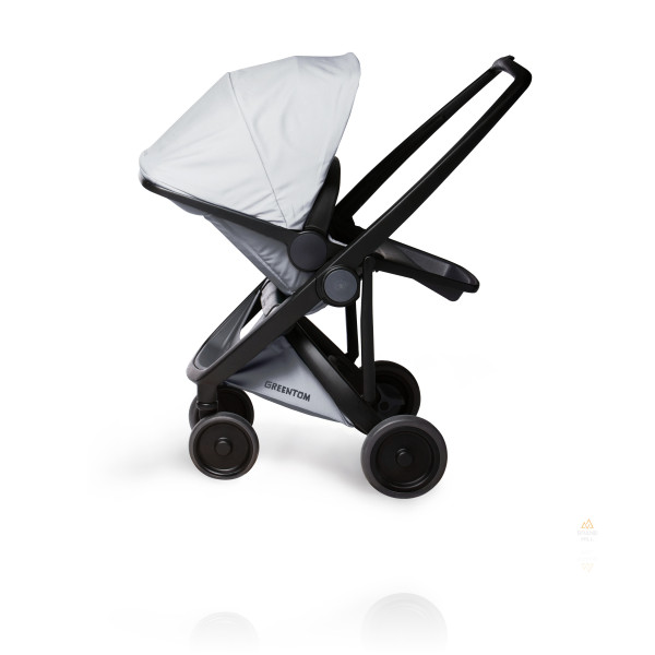 Прогулянкова коляска Greentom Reversible шасі Black