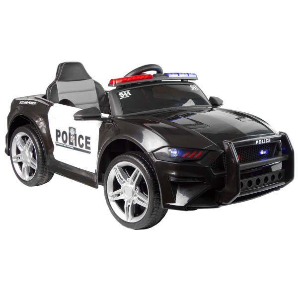 Детский электромобиль LEANToys BBH0007 Police Black