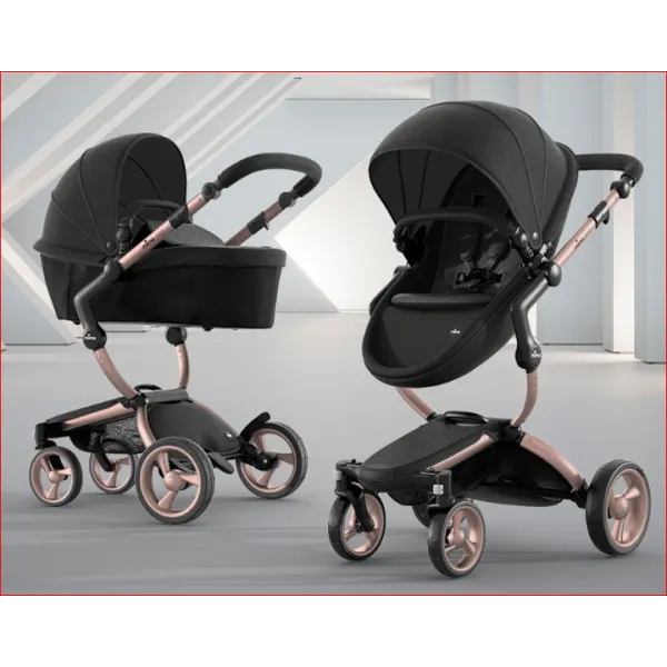 Коляска 2в1 Mima XARI 4G шасі  - Rose Gold