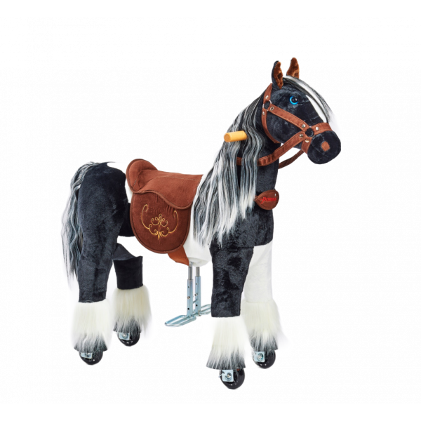Механічна іграшка коник на колесах Ponnie Domino XL