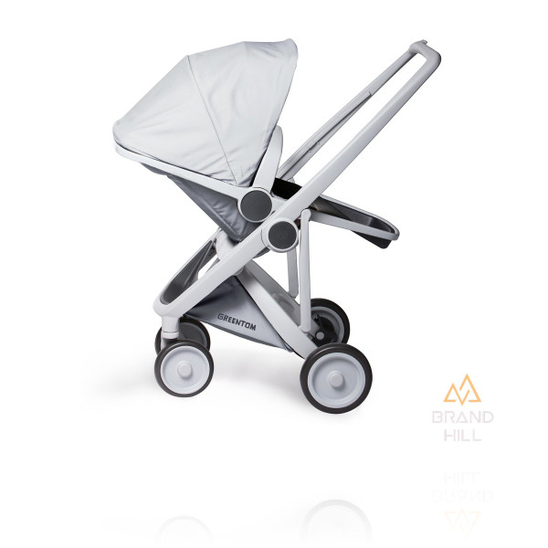 Прогулянкова коляска Greentom Reversible шасі Gray