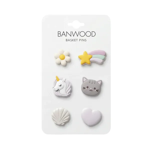 Значки для корзины BANWOOD PIN