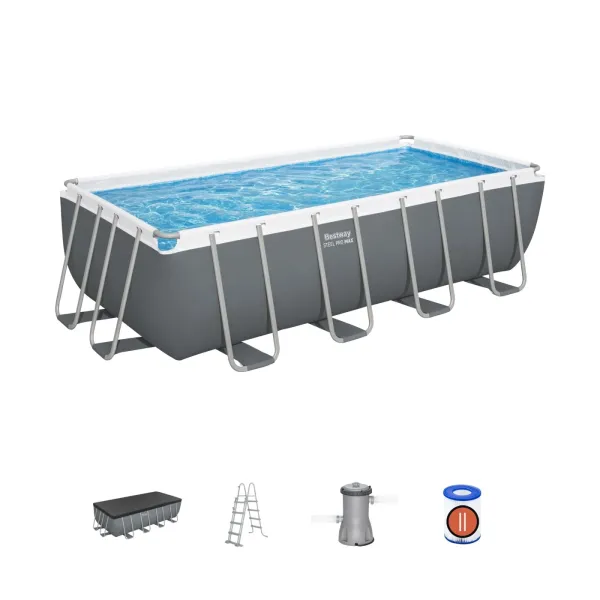 Каркасний басейн Bestway 488x244x122 6в1 56670
