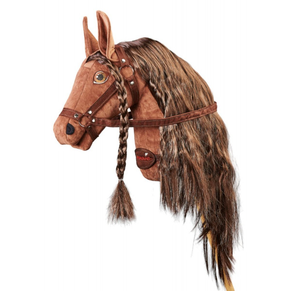 Плюшевая игрушка лошадка на палочке Hobby Horse Ponnie Hazel