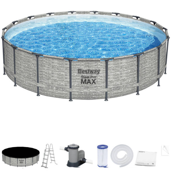 Каркасний басейн Bestway 549x122cm 8w1 5618Y