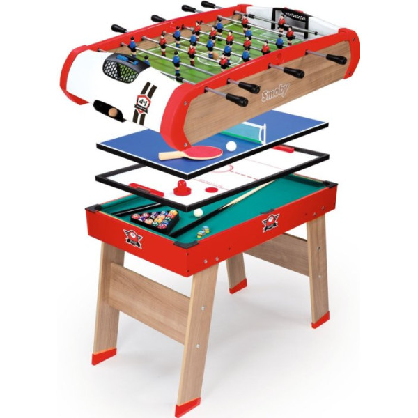 Напівпрофесійний ігровий стіл Smoby Power Play 4 в1