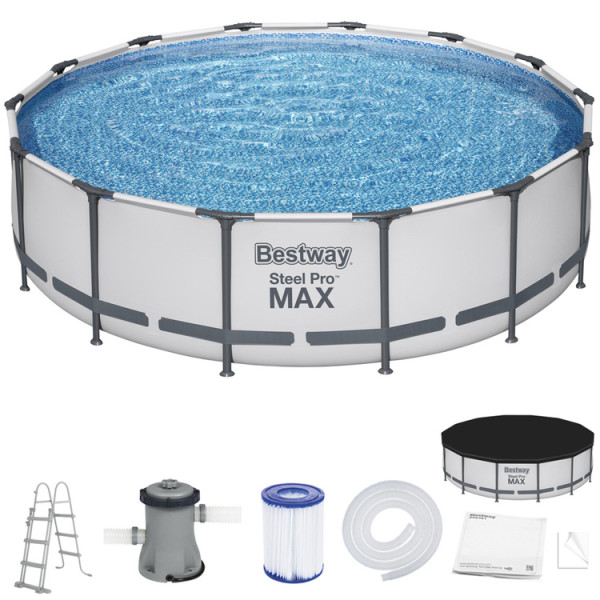 Каркасний басейн Bestway 4,27x1,07м 11в1 56950