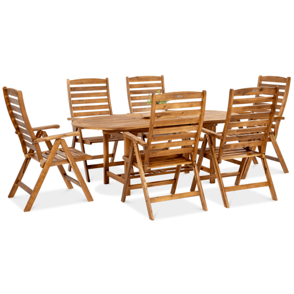 Набір садових меблів AKADIA DINING стіл + 6 крісел