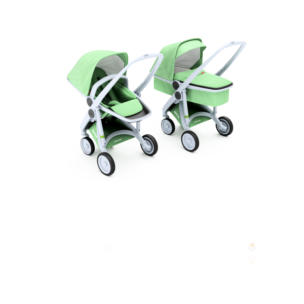 Коляска Greentom 2в1 шасси Grаy