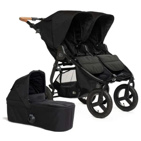 Коляска 2в1 для двойни Bumbleride Indie Twin Black