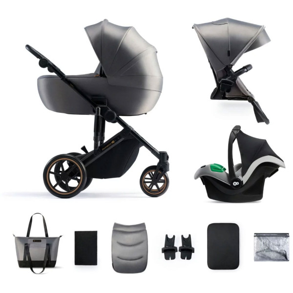Коляска 3в1 Kinderkraft PRIME 2 Mink Pro