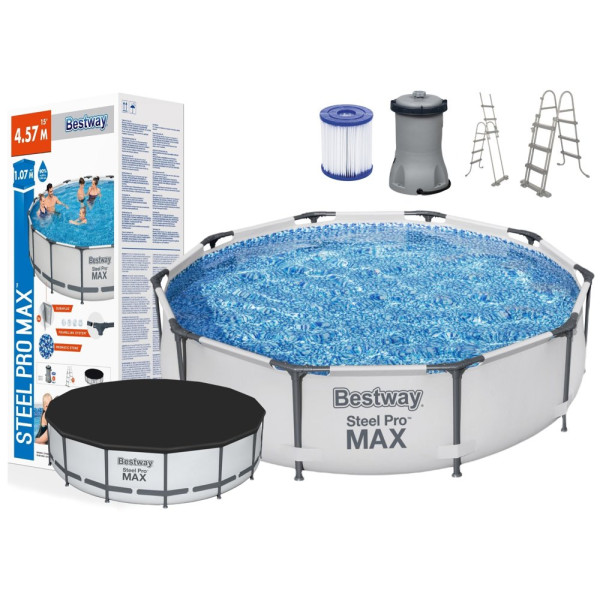 Каркасний басейн Bestway 457x107см 11в1 56488
