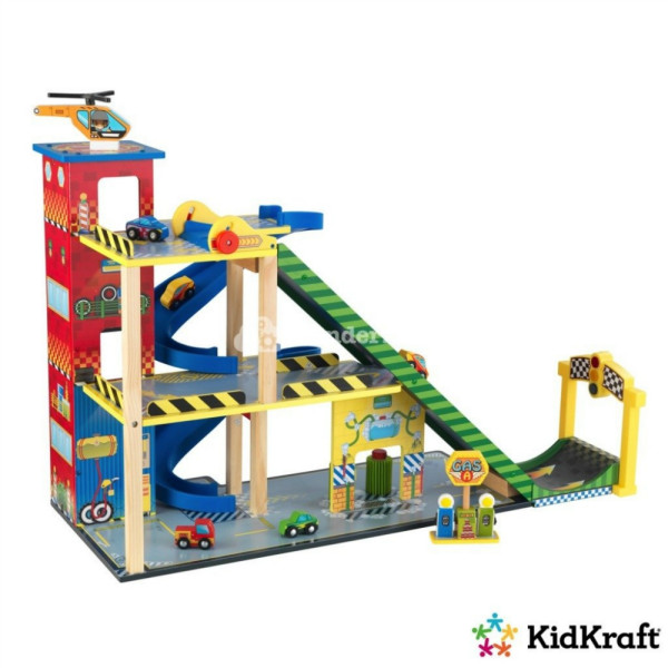 Деревянный автотрек Мега Рампа Kidkraft 63267