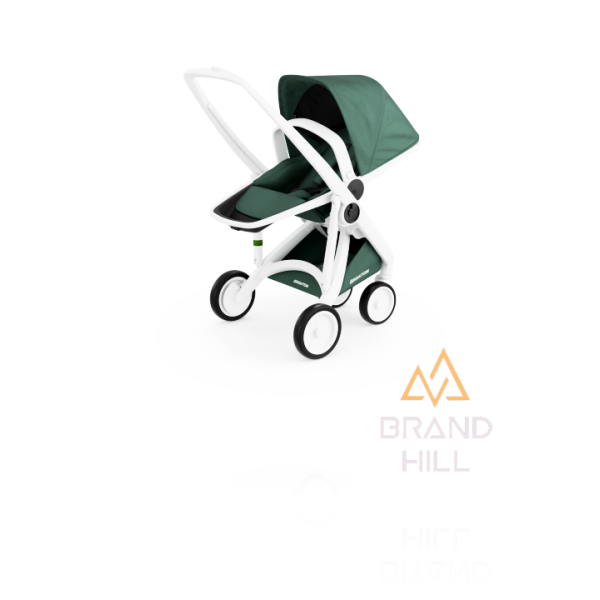 Прогулянкова коляска Greentom Reversible шасі White