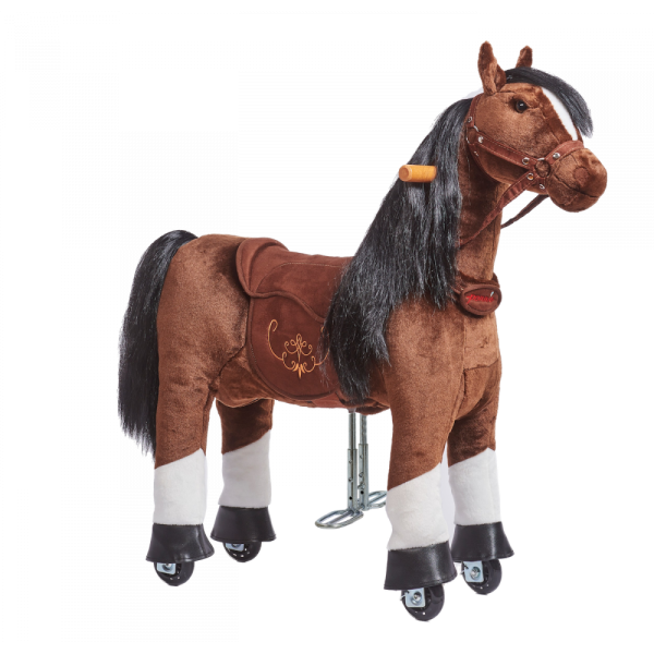 Механічна іграшка коник на колесах Ponnie Happy S