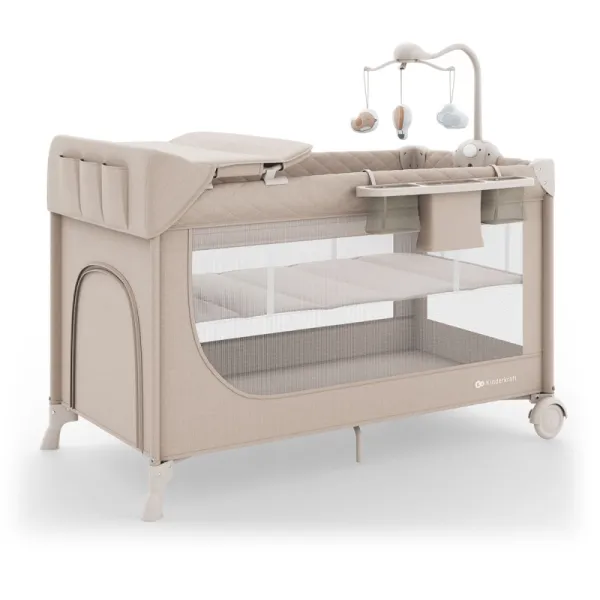 Ліжечко-манеж Kinderkraft LEODY UP + аксесуари