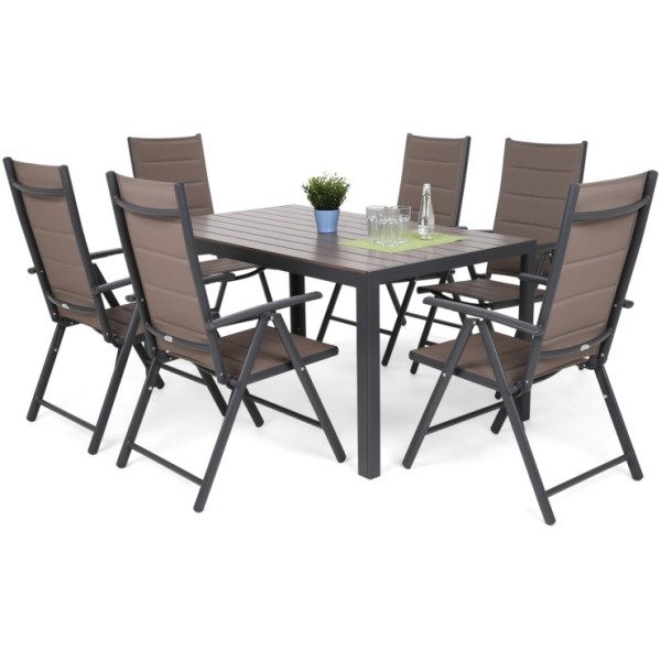 Набір садових меблів HOME & GARDEN Ibiza 150 стіл + 6 крісел
