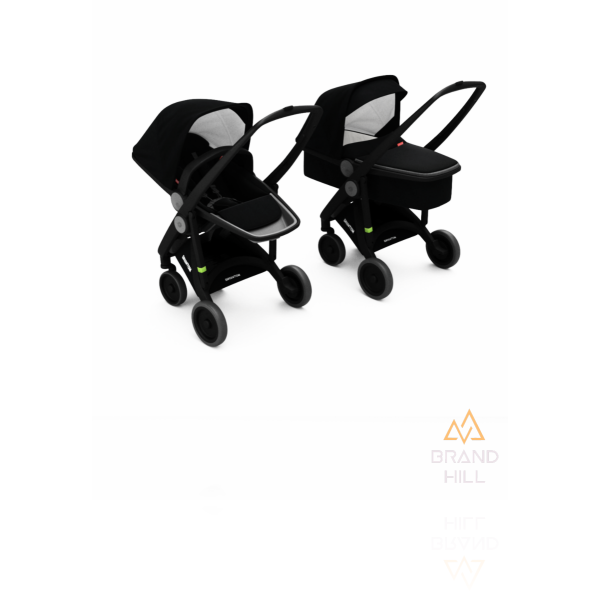 Коляска Greentom 2в1 шасси Black