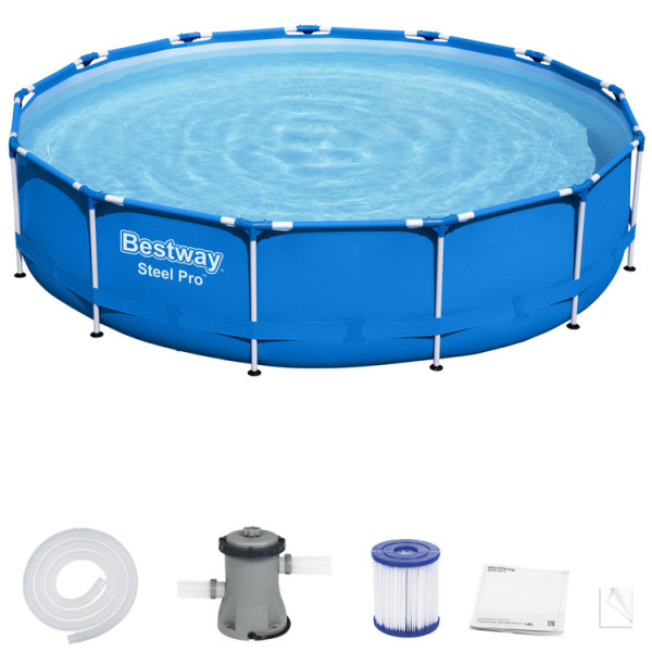 Каркасний басейн Bestway 396x84cm 8w1 5612E