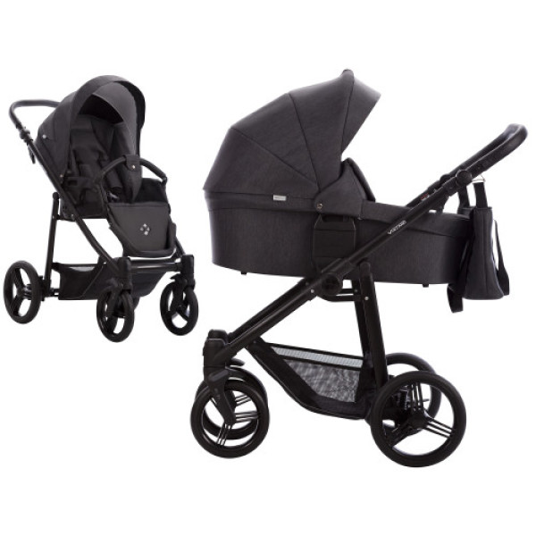 Коляска 2в1 Bebetto Vulcano шасі Black