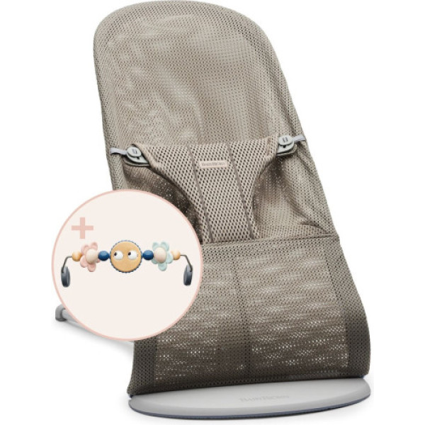 Шезлонг BabyBjorn Bouncer Bliss MESH + іграшка