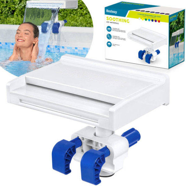 Водоспад для басейну Bestway Flowclear зі LED  освітленням 58619