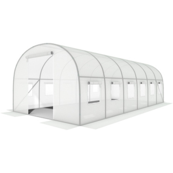 Теплиця-парник з вікнами 24 м2 FunFit 800х300х200