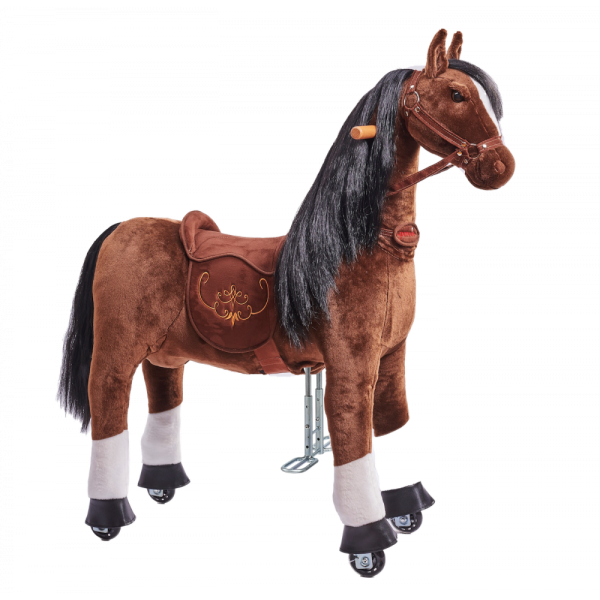 Механічна іграшка коник на колесах Ponnie Happy M