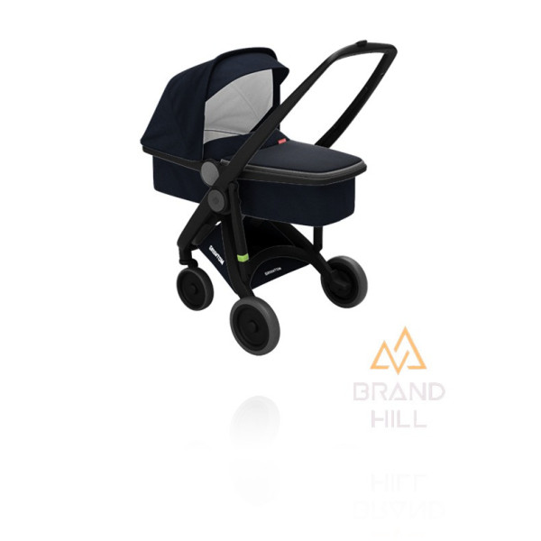 Коляска Greentom Upp Carrycot шасси Black