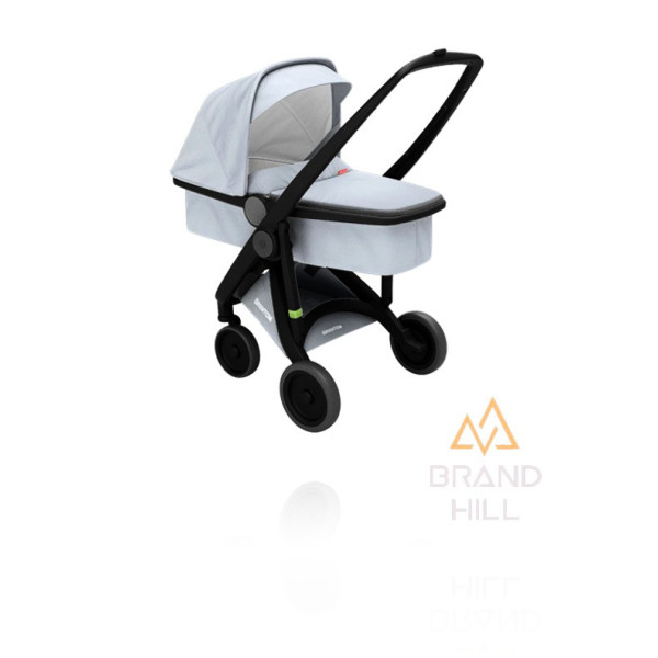 Коляска Greentom Upp Carrycot шасси Black