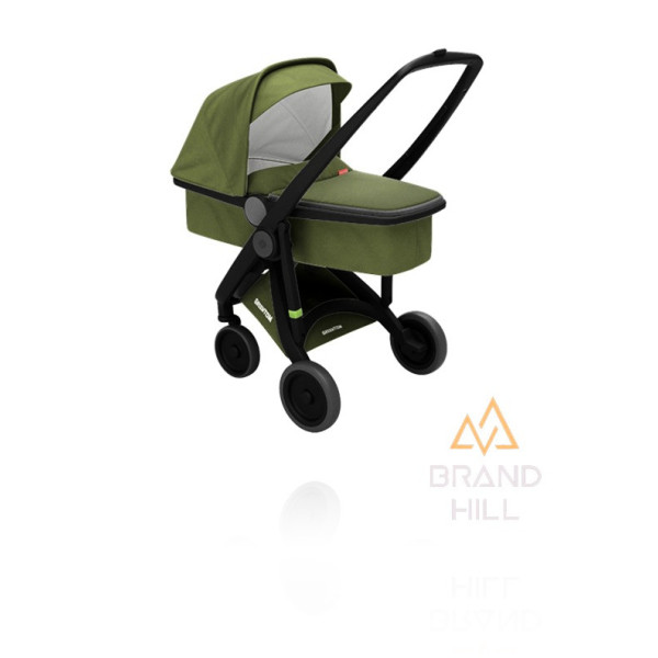 Коляска Greentom Upp Carrycot шасси Black