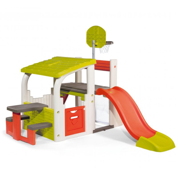 Ігровий майданчик Smoby Slide House з додатковими елементами