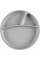 Секційна тарілка на присосці силіконова MinikOiOi Portions - Powder Grey