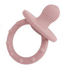 Пустушка силіконова 100% MinikOiOi BASICS Gumy - Pinky Pink, 3 м+