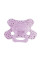 Пустушка силіконова Difrax Natural 6+ міс, Lilac_dots