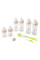 Полный набор BEBE CONFORT Physio Air Soft Sand 150ml 2шт/270ml 2шт/360ml 2шт с пустышкой и щеточкой