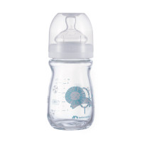 Бутылочка для кормления стеклянная BEBE CONFORT Emo 130ml T0 FF